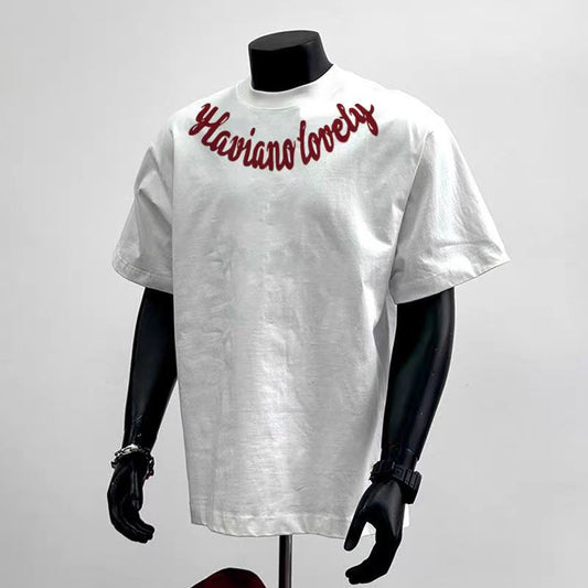 Letter-printed Short-sleeve T-shirt